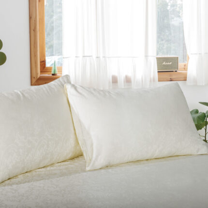 Plain Egyptian Cotton Sateen Pillowcase Set