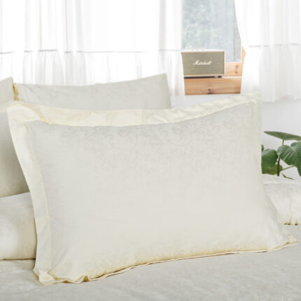 Plain Egyptian Cotton Sateen Pillowcase Set