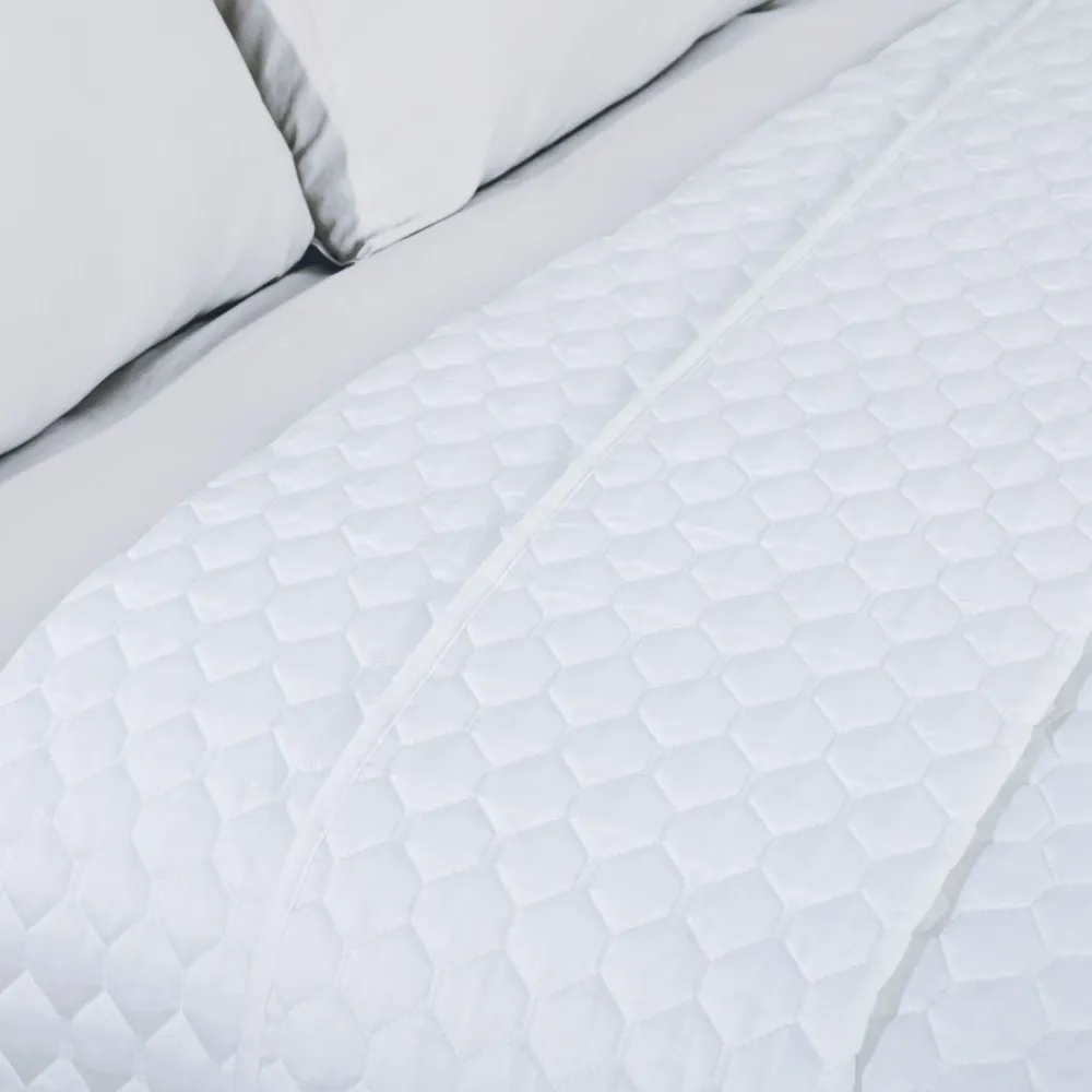 plain cotton bedspread white (4) Bedspread Set