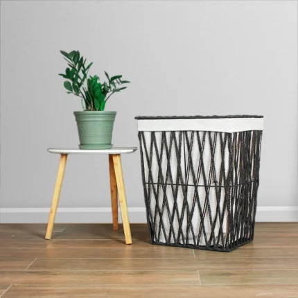 laundry hamper rope design, سلة غسيل حبل