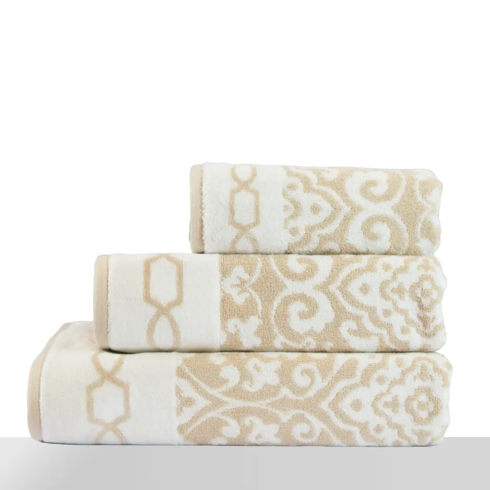 CH01104-5-6-BEIGE-COVER Arabesque Towel